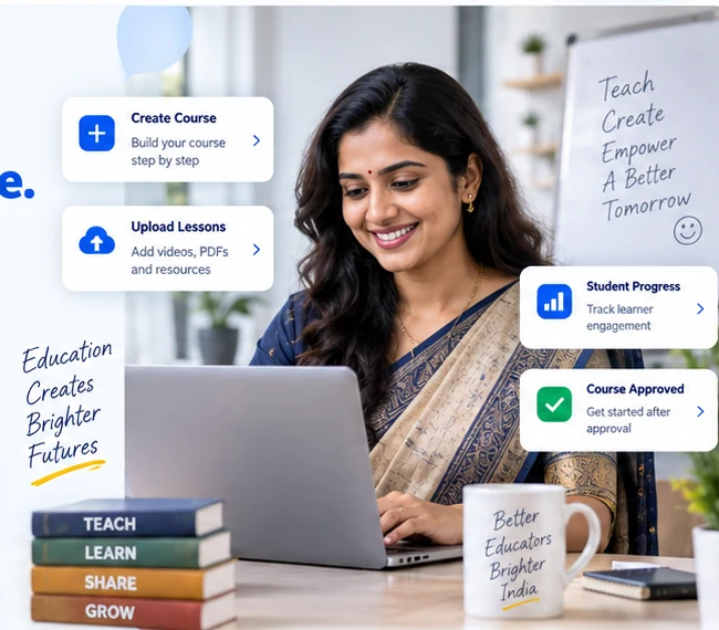 Skill Seller educator creating a professional course